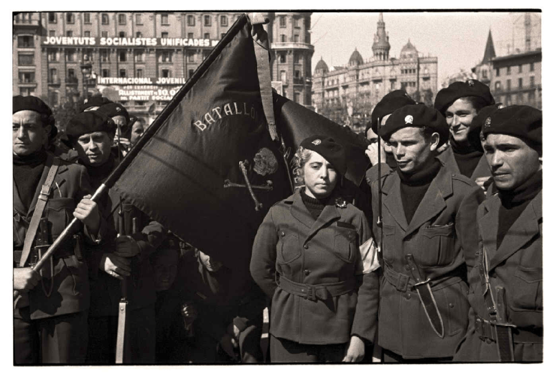 Italienische-Soldatinnen-der-Internationalen-Brigade