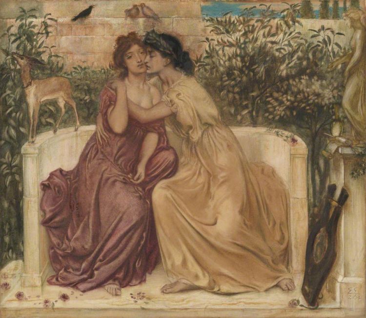 Sappho and Erinna in a Garden at Mytilene