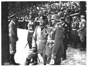 Benito Mussolini und Hermann Göring in Deutschland