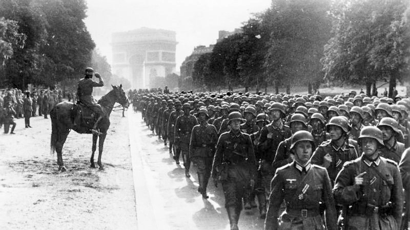Paris, Avenue Foch, Siegesparade