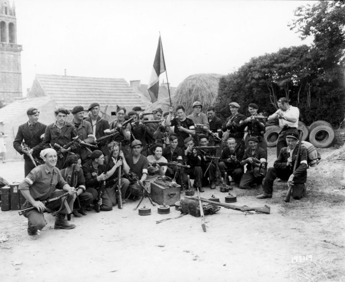 Members of the Free French resistance group