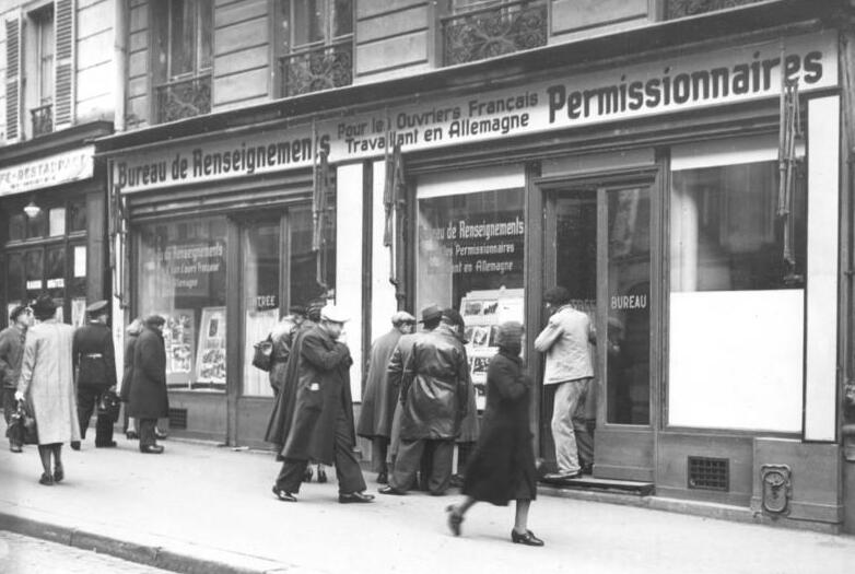 Paris, Werbung für Arbeit in Deutschland