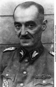 Porträtfoto von SS-Oberführer Oskar Dirlewanger, 1944.
